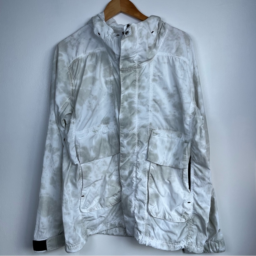 Nike Size L Men’s Sportswear Tech Pack Woven Hooded Jacket In Green/ White - Picture 4 of 13